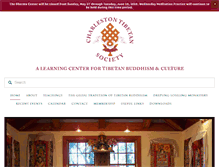 Tablet Screenshot of charlestontibetansociety.org